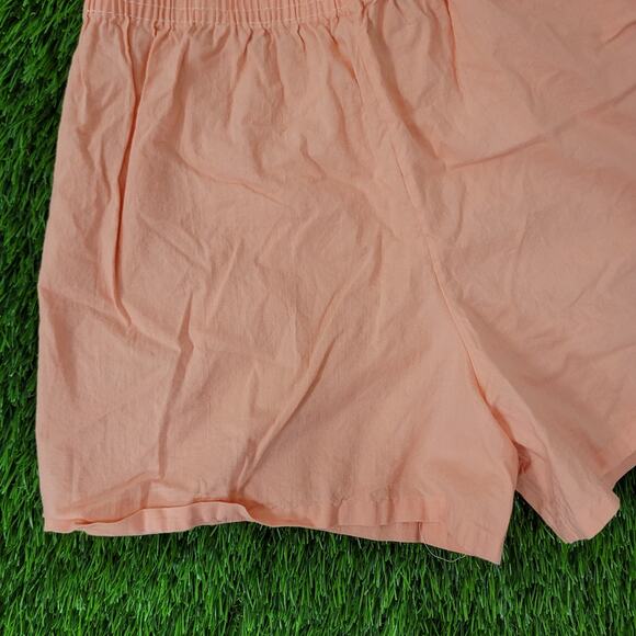 Vintage 80s Booty Gym Shorts Womens Medium Peach Pink USA - Picture 7 of 14